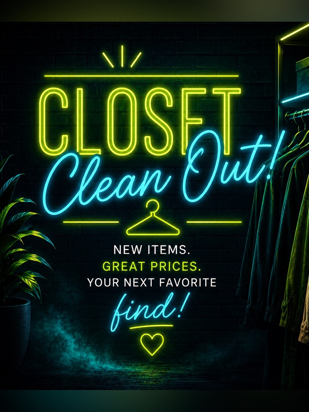 Closet Clean Out!